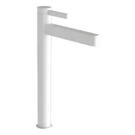 Змішувач для раковини Finoris Hansgrohe 76072700 White Matt — вид на білому тлі