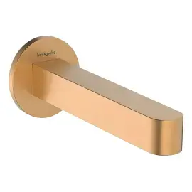 Вилив Finoris Hansgrohe 76410140 Brushed Bronze — вид на білому тлі