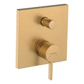 Змішувач для ванни та душу Finoris Hansgrohe 76415140 Brushed Bronze — вид на білому тлі