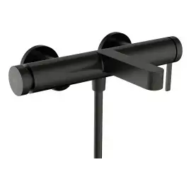 Змішувач для ванни Finoris Hansgrohe 76420340 Brushed Black Chrome — вид на білому тлі