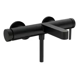 Змішувач для ванни Finoris Hansgrohe 76420670 Matt Black — вид на білому тлі