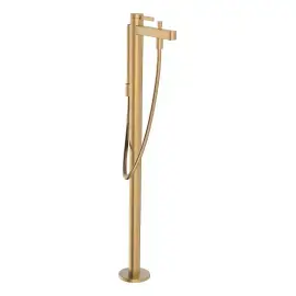 Змішувач для ванни Finoris Hansgrohe 76445140 Brushed Bronze — вид на білому тлі