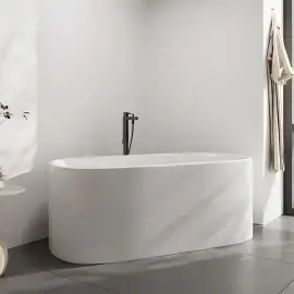 Змішувач для ванни Finoris Hansgrohe 76445340 Brushed Black Chrome — вид спереду