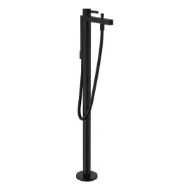 Змішувач для ванни Finoris Hansgrohe 76445670 Matt Black — вид на білому тлі