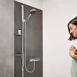 Змішувач для душу Finoris Hansgrohe 76620000 Chrome — бічний ракурс