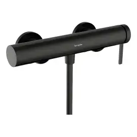 Змішувач для душу Finoris Hansgrohe 76620340 Brushed Black Chrome — вид на білому тлі