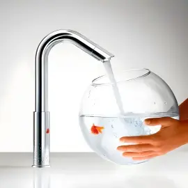 Змішувач для раковини Focus Hansgrohe 32055000 — бічний ракурс