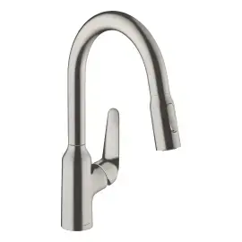 Смеситель для кухни Focus M42 Hansgrohe 71800800 — вид на белом фоне