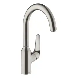 Смеситель для кухни Focus M42 Hansgrohe 71802800 — вид на белом фоне