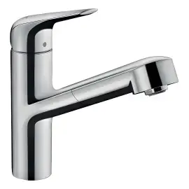 Змішувач для кухні Focus M42 Hansgrohe 71814000 Chrome — вид на білому тлі