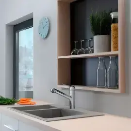 Змішувач для кухні Focus M42 Hansgrohe 71814000 Chrome — вид спереду
