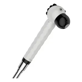 Ручний душ 2jet Jocolino Hansgrohe 28787640 White / Black — вид на білому тлі
