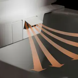 Унітаз-біде підвісний LavaPura Element S Hansgrohe 63021450 — схема монтажу