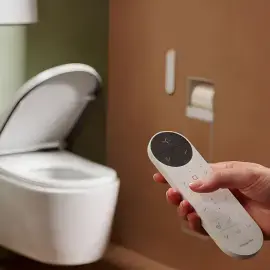 Унітаз-біде підвісний LavaPura Element S Hansgrohe 63021450 — ракурс 3/4