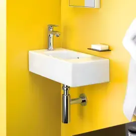 Змішувач для раковини Metris Hansgrohe 31186000 — бічний ракурс