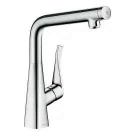 Змішувач для кухні Metris Select M71 Hansgrohe 14883000 Chrome — вид на білому тлі