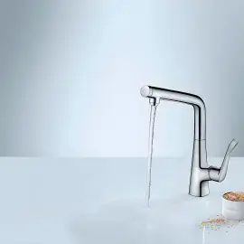 Змішувач для кухні Metris Select M71 Hansgrohe 14883000 Chrome — вид спереду