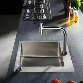 Смеситель для кухни Metris Select M71 Hansgrohe 73818000 — вид сверху