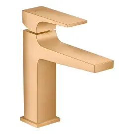 Змішувач для раковини Metropol Hansgrohe 32507140 Brushed Bronze — вид на білому тлі