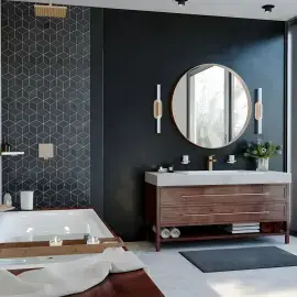 Змішувач для раковини Metropol Hansgrohe 32507140 Brushed Bronze — вид всередину