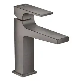 Змішувач для раковини Metropol Hansgrohe 32507340 Brushed Black Chrome — вид на білому тлі