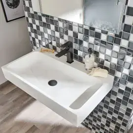 Змішувач для раковини Metropol Hansgrohe 32507670 Matt Black — вид згори