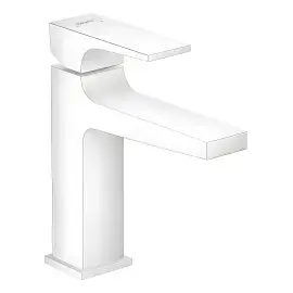 Змішувач для раковини Metropol Hansgrohe 32507700 White Matt — вид на білому тлі