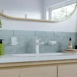 Змішувач для раковини Metropol Hansgrohe 32507700 White Matt — вид згори