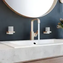 Змішувач для раковини Metropol Hansgrohe 32511700 White Matt — вид спереду