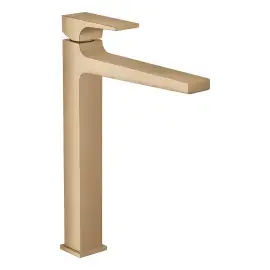 Змішувач для раковини Metropol Hansgrohe 32512140 Brushed Bronze — вид на білому тлі