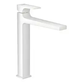 Змішувач для раковини Metropol Hansgrohe 32512700 White Matt — вид на білому тлі