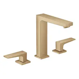 Змішувач для раковини Metropol Hansgrohe 32515140 Brushed Bronze — вид на білому тлі