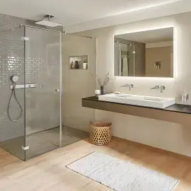 Змішувач для раковини Metropol Hansgrohe 32526000 Chrome — бічний ракурс
