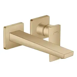 Змішувач для раковини Metropol Hansgrohe 32526140 Brushed Bronze — вид на білому тлі