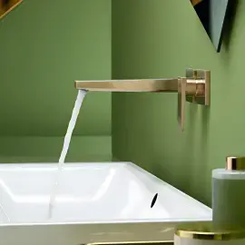Змішувач для раковини Metropol Hansgrohe 32526140 Brushed Bronze — вид спереду