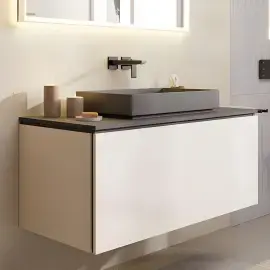 Змішувач для раковини Metropol Hansgrohe 32526340 Brushed Black Chrome — бічний ракурс