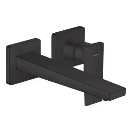 Змішувач для раковини Metropol Hansgrohe 32526670 Matt Black — вид на білому тлі