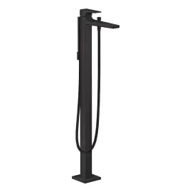 Змішувач для ванни Metropol Hansgrohe 32532670 Matt Black — вид на білому тлі