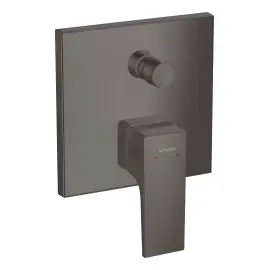 Змішувач для ванни Metropol Hansgrohe 32545340 Brushed Black Chrome — вид на білому тлі