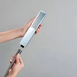 Ручний душ 1jet Pulsify E Hansgrohe 24321000 Chrome — бічний ракурс