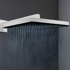 Верхній душ 1jet Pulsify E Hansgrohe 24330700 White Matt — вид спереду
