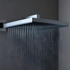 Верхний душ 1jet Pulsify E Hansgrohe 24331000 — вид спереди