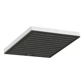 Верхній душ 1jet Pulsify E Hansgrohe 24331700 White Matt — вид на білому тлі