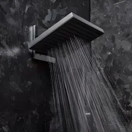Верхній душ 2jet Pulsify E Hansgrohe 24350000 Chrome — вид спереду