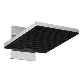 Верхній душ 2jet Pulsify E Hansgrohe 24351000 Chrome — вид на білому тлі