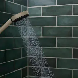 Ручний душ 3jet Pulsify Planet Edition Hansgrohe 26077210 — в інтерʼєрі ванної кімнати