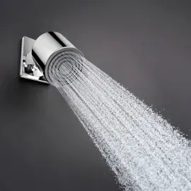 Верхній душ 1jet Pulsify S Hansgrohe 24132000 Chrome — вид спереду