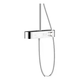 Душова система з термостатом Pulsify S Hansgrohe 24221000 Chrome — бічний ракурс
