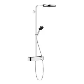 Душова система з термостатом Pulsify S Hansgrohe 24230000 — вид на білому тлі