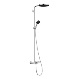 Душова система з термостатом Pulsify S Puro Hansgrohe 24232000 — вид на білому тлі